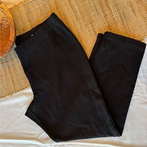 Talbots Black Pull On Stretch Pants.